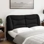 Cabecero de cama acolchado tela negro 120 cm de , Cabeceros y pies de cama - Ref: Foro24-374563, Precio: 54,58 €, Descuento: %