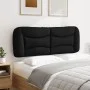 Cabecero de cama acolchado tela negro 120 cm de , Cabeceros y pies de cama - Ref: Foro24-374563, Precio: 54,58 €, Descuento: %