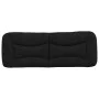 Cabecero de cama acolchado tela negro 120 cm de , Cabeceros y pies de cama - Ref: Foro24-374563, Precio: 54,58 €, Descuento: %