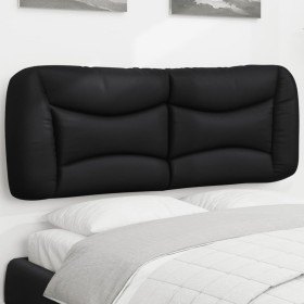 Black synthetic leather padded bed headboard 120 cm by , Headboards and footboards - Ref: Foro24-374568, Price: 56,60 €, Disc...