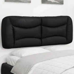 Gepolstertes Bettkopfteil aus schwarzem Kunstleder, 120 cm von , Kopf- und Fußteile - Ref: Foro24-374568, Preis: 55,83 €, Rab...
