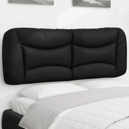 Cabecero de cama acolchado cuero sintético negro 120 cm de , Cabeceros y pies de cama - Ref: Foro24-374568, Precio: 55,97 €, ...
