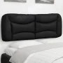 Cabecero de cama acolchado cuero sintético negro 120 cm de , Cabeceros y pies de cama - Ref: Foro24-374568, Precio: 55,97 €, ...