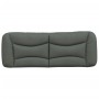 Cabecero de cama acolchado tela gris oscuro 140 cm de , Cabeceros y pies de cama - Ref: Foro24-374577, Precio: 63,27 €, Descu...