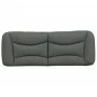 Cabecero de cama acolchado tela gris oscuro 140 cm de , Cabeceros y pies de cama - Ref: Foro24-374577, Precio: 57,57 €, Descu...