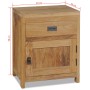 Solid teak wood bedside table 40x30x50 cm by vidaXL, Nightstands - Ref: Foro24-244484, Price: 140,97 €, Discount: %