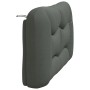 Gepolstertes Kopfteil aus dunkelgrauem Stoff, 140 cm von , Kopf- und Fußteile - Ref: Foro24-374577, Preis: 63,07 €, Rabatt: %