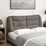 Gepolstertes Kopfteil aus taupegrauem Stoff, 140 cm von , Kopf- und Fußteile - Ref: Foro24-374580, Preis: 76,36 €, Rabatt: %