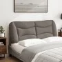 Gepolstertes Kopfteil aus taupegrauem Stoff, 140 cm von , Kopf- und Fußteile - Ref: Foro24-374580, Preis: 75,38 €, Rabatt: %