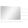 Espejo de pared con 5 estantes plateado 100x60 cm de vidaXL, Espejos - Ref: Foro24-249446, Precio: 67,94 €, Descuento: %