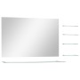 Wall mirror with 5 shelves silver 100x60 cm by vidaXL, Mirrors - Ref: Foro24-249446, Price: 68,81 €, Discount: %