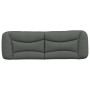 Padded headboard dark gray fabric 160 cm by , Headboards and footboards - Ref: Foro24-374589, Price: 66,82 €, Discount: %