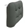 Cabecero de cama acolchado tela gris oscuro 160 cm de , Cabeceros y pies de cama - Ref: Foro24-374589, Precio: 75,73 €, Descu...