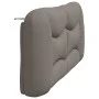 Gepolstertes Kopfteil für Bett, grauer Taupe-Stoff, 180 cm. von , Kopf- und Fußteile - Ref: Foro24-374604, Preis: 93,39 €, Ra...