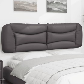 Gray synthetic leather padded bed headboard 180 cm by , Headboards and footboards - Ref: Foro24-374610, Price: 71,92 €, Disco...