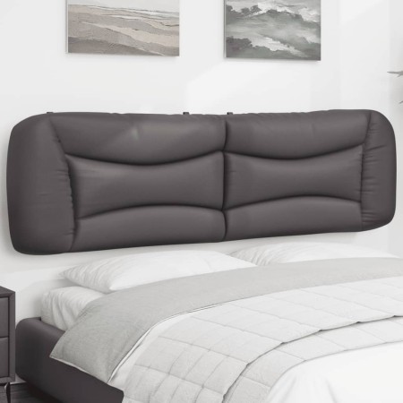 Gepolstertes Bettkopfteil aus grauem Kunstleder, 180 cm von , Kopf- und Fußteile - Ref: Foro24-374610, Preis: 72,13 €, Rabatt: %