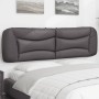 Gepolstertes Bettkopfteil aus grauem Kunstleder, 180 cm von , Kopf- und Fußteile - Ref: Foro24-374610, Preis: 72,13 €, Rabatt: %