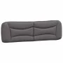Cabecero de cama acolchado cuero sintético gris 180 cm de , Cabeceros y pies de cama - Ref: Foro24-374610, Precio: 71,64 €, D...
