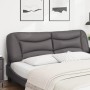 Gepolstertes Bettkopfteil aus grauem Kunstleder, 180 cm von , Kopf- und Fußteile - Ref: Foro24-374610, Preis: 72,13 €, Rabatt: %