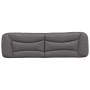 Cabecero de cama acolchado cuero sintético gris 180 cm de , Cabeceros y pies de cama - Ref: Foro24-374610, Precio: 71,64 €, D...