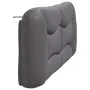 Cabecero de cama acolchado cuero sintético gris 180 cm de , Cabeceros y pies de cama - Ref: Foro24-374610, Precio: 71,64 €, D...