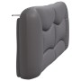 Gepolstertes Bettkopfteil aus grauem Kunstleder, 180 cm von , Kopf- und Fußteile - Ref: Foro24-374610, Preis: 72,13 €, Rabatt: %
