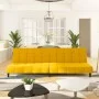 Sofá cama de 2 plazas terciopelo amarillo by , Sofas - Ref: Foro24-375770, Price: 258,21 €, Discount: %