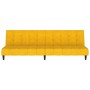 Zweiplätziges Schlafsofa aus gelbem Samt von , Sofas - Ref: Foro24-375770, Preis: 243,36 €, Rabatt: %