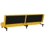Sofá cama de 2 plazas terciopelo amarillo by , Sofas - Ref: Foro24-375770, Price: 258,21 €, Discount: %