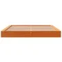 Estructura de cama madera maciza pino marrón cera 180x200 cm de , Camas y somieres - Ref: Foro24-3211841, Precio: 185,77 €, D...