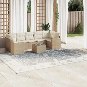 Garden sofa set with beige cushions 8 pcs PE rattan by , Garden sets - Ref: Foro24-3218728, Price: 567,93 €, Discount: %
