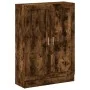 Armario libros madera de ingeniería roble humo 82,5x30,5x115 cm de , Librerías y estanterías - Ref: Foro24-833786, Precio: 76...