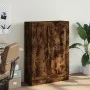 Armario libros madera de ingeniería roble humo 82,5x30,5x115 cm de , Librerías y estanterías - Ref: Foro24-833786, Precio: 76...