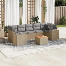 Set Gartensofas mit beigen Kissen 8 Stück PE Rattan von , Gartensets - Ref: Foro24-3225359, Preis: 533,45 €, Rabatt: %
