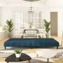 2-Sitzer-Schlafsofa aus blauem Samt von , Sofas - Ref: Foro24-375762, Preis: 242,99 €, Rabatt: %