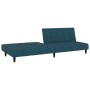 2-Sitzer-Schlafsofa aus blauem Samt von , Sofas - Ref: Foro24-375762, Preis: 229,26 €, Rabatt: %