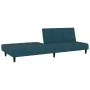 2-Sitzer-Schlafsofa aus blauem Samt von , Sofas - Ref: Foro24-375762, Preis: 242,99 €, Rabatt: %