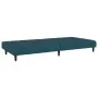 2-Sitzer-Schlafsofa aus blauem Samt von , Sofas - Ref: Foro24-375762, Preis: 242,99 €, Rabatt: %
