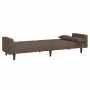 Two-seater sofa bed with two taupe gray fabric pillows. by , Sofas - Ref: Foro24-375839, Price: 278,26 €, Discount: %