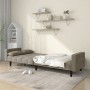 2-Sitzer-Schlafsofa mit zwei hellgrauen Samtkissen von , Sofas - Ref: Foro24-375847, Preis: 285,39 €, Rabatt: %
