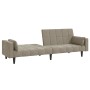 2-Sitzer-Schlafsofa mit zwei hellgrauen Samtkissen von , Sofas - Ref: Foro24-375847, Preis: 285,39 €, Rabatt: %