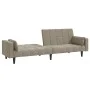 2-Sitzer-Schlafsofa mit zwei hellgrauen Samtkissen von , Sofas - Ref: Foro24-375847, Preis: 280,47 €, Rabatt: %