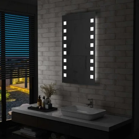 Bathroom wall mirror with LED 60x100 cm by vidaXL, Mirrors - Ref: Foro24-144701, Price: 83,09 €, Discount: %