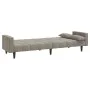 2-Sitzer-Schlafsofa mit zwei hellgrauen Samtkissen von , Sofas - Ref: Foro24-375847, Preis: 280,47 €, Rabatt: %