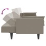 2-Sitzer-Schlafsofa mit zwei hellgrauen Samtkissen von , Sofas - Ref: Foro24-375847, Preis: 285,39 €, Rabatt: %