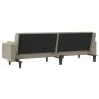 2-Sitzer-Schlafsofa mit zwei hellgrauen Samtkissen von , Sofas - Ref: Foro24-375847, Preis: 280,47 €, Rabatt: %