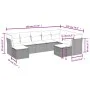 9-piece garden sofa set with beige synthetic rattan cushions by , Garden sets - Ref: Foro24-3218569, Price: 512,33 €, Discoun...