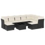 Garden sofa set 10 pieces with black synthetic rattan cushions by , Garden sets - Ref: Foro24-3218576, Price: 509,06 €, Disco...