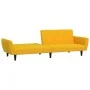 Yellow velvet 2-seater sofa bed by , Sofas - Ref: Foro24-375864, Price: 262,91 €, Discount: %