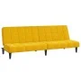 Sofá cama de 2 plazas terciopelo amarillo de , Sofás - Ref: Foro24-375845, Precio: 235,31 €, Descuento: %